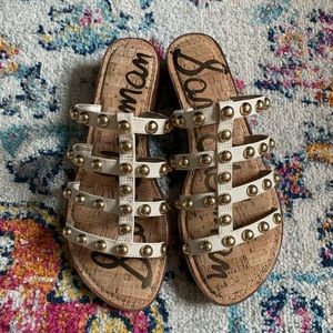 sam edelman juniper studded gladiator slide sandal